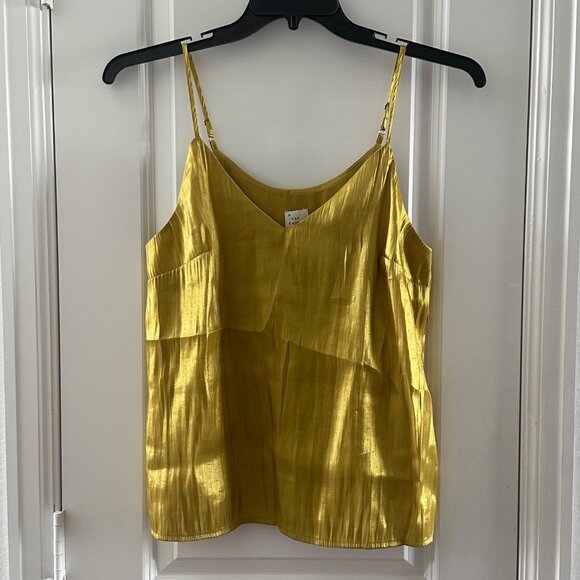 A New Day Womens Gold Camisole Top M - Picture 1 of 7